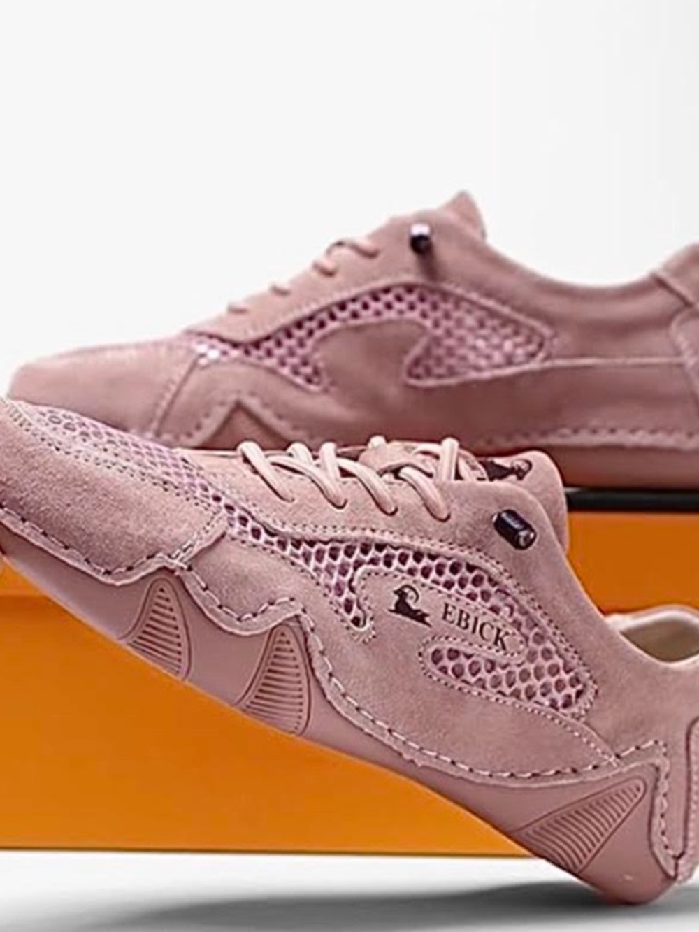 Ebick Womens Pink Sneakers, 9.5, NWOT